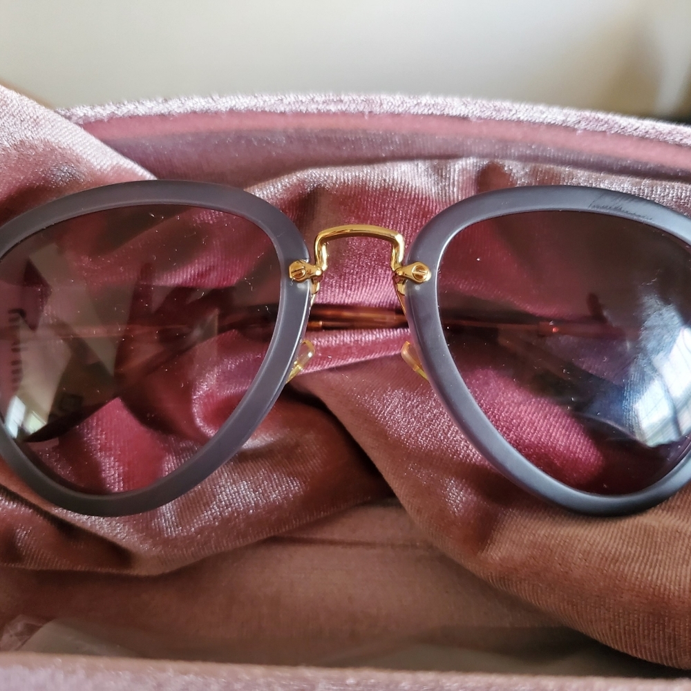 Miu Miu Aviator glasses
